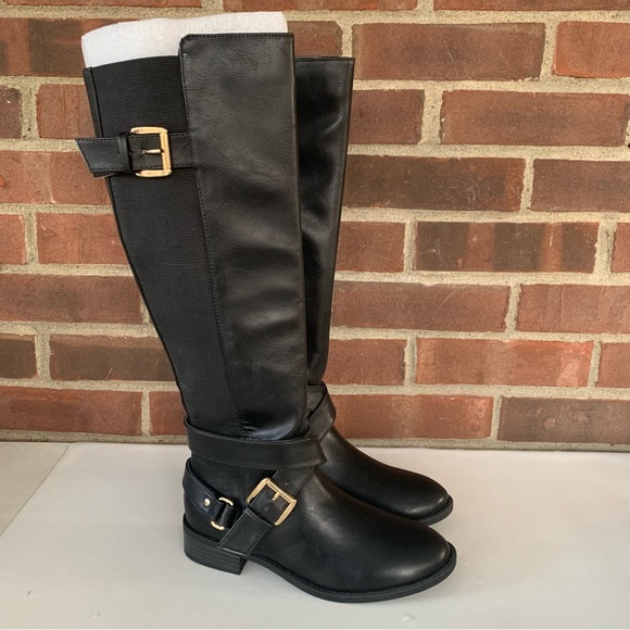 Thalia Sodi Womens Vada Black Knee High Riding Boots Size US 5 M NEW - Picture 1 of 10